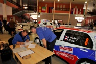 Rallye Český Krumlov: Technické přejímky